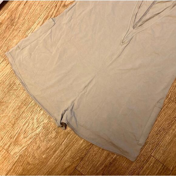 NWOT Free People Movement Tan Mocha Latte Hot Shot Tee Romper Size Small - Picture 10 of 11